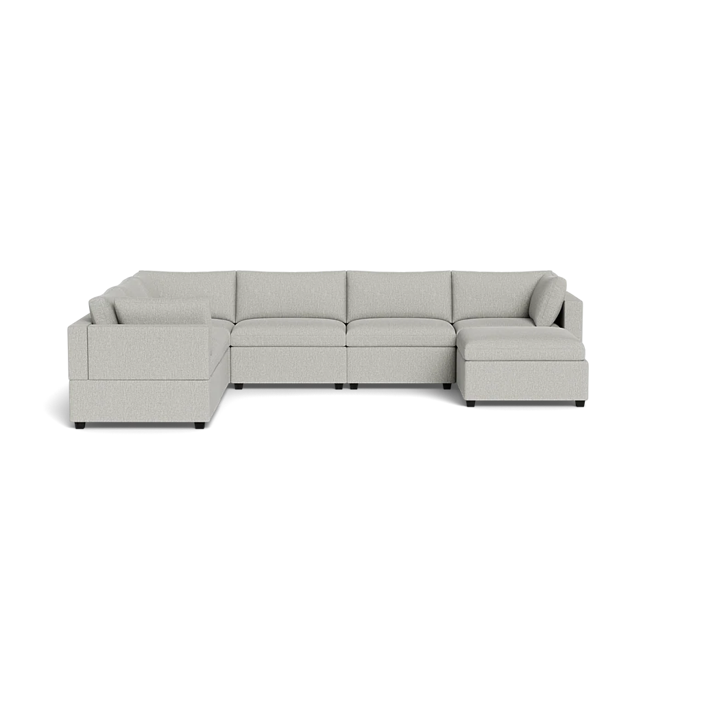 Kova Box Cushion Grand Corner + Ottoman - Image 31