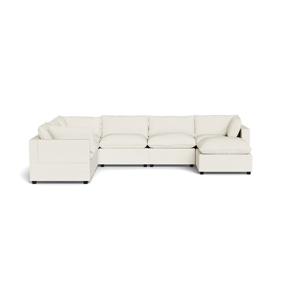 Kova Pillow Cushion Grand Corner + Ottoman - Image 9