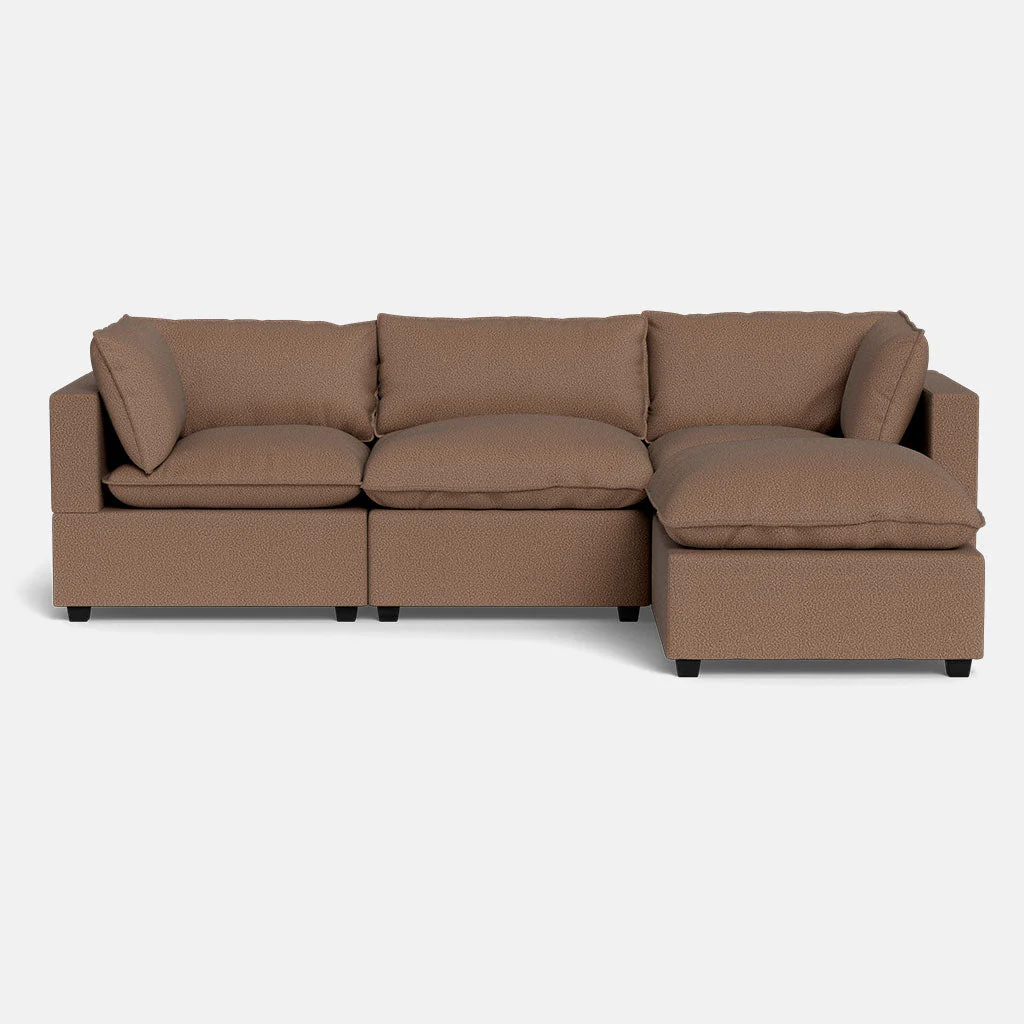 Kova Pillow Cushion Sofa 122" + Ottoman - Image 5