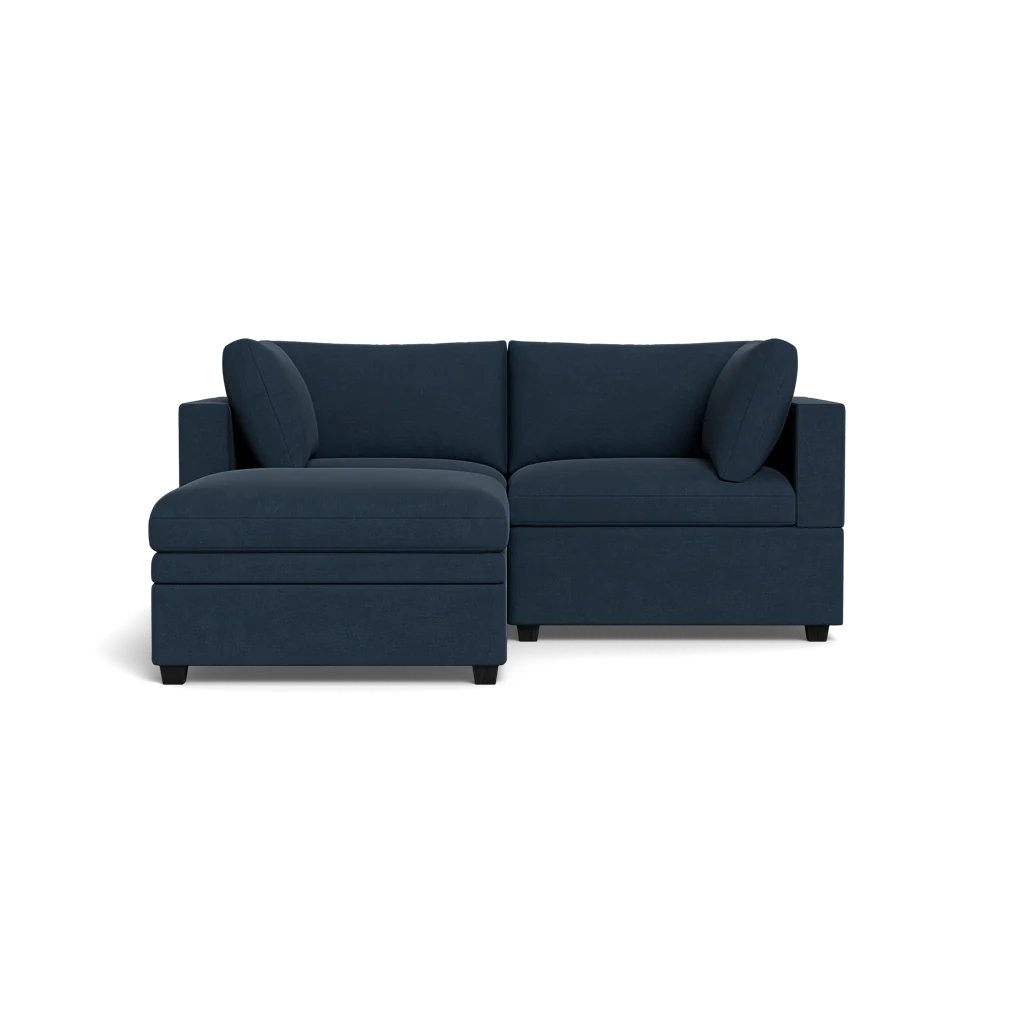 Kova Box Cushion Sofa 86" + Ottoman - Image 12