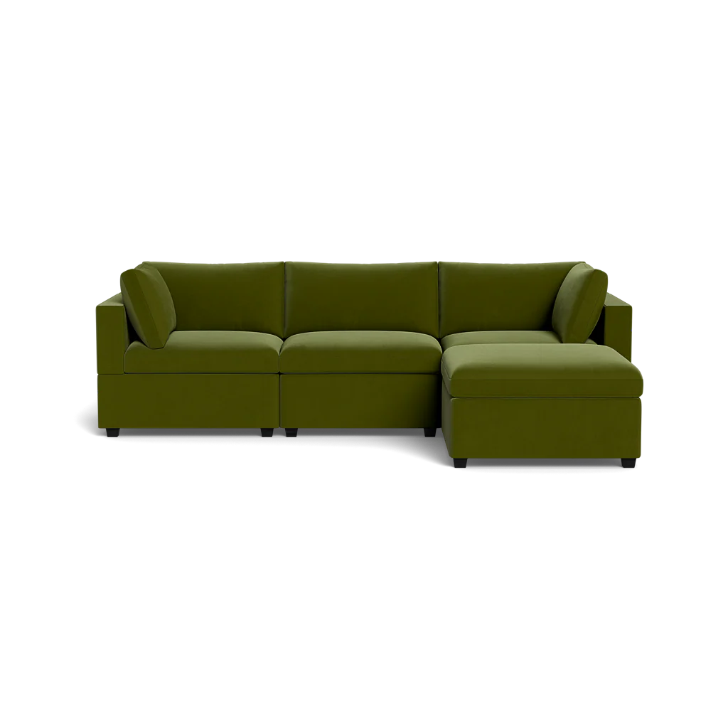 Kova Box Cushion Sofa 122" + Ottoman - Image 22