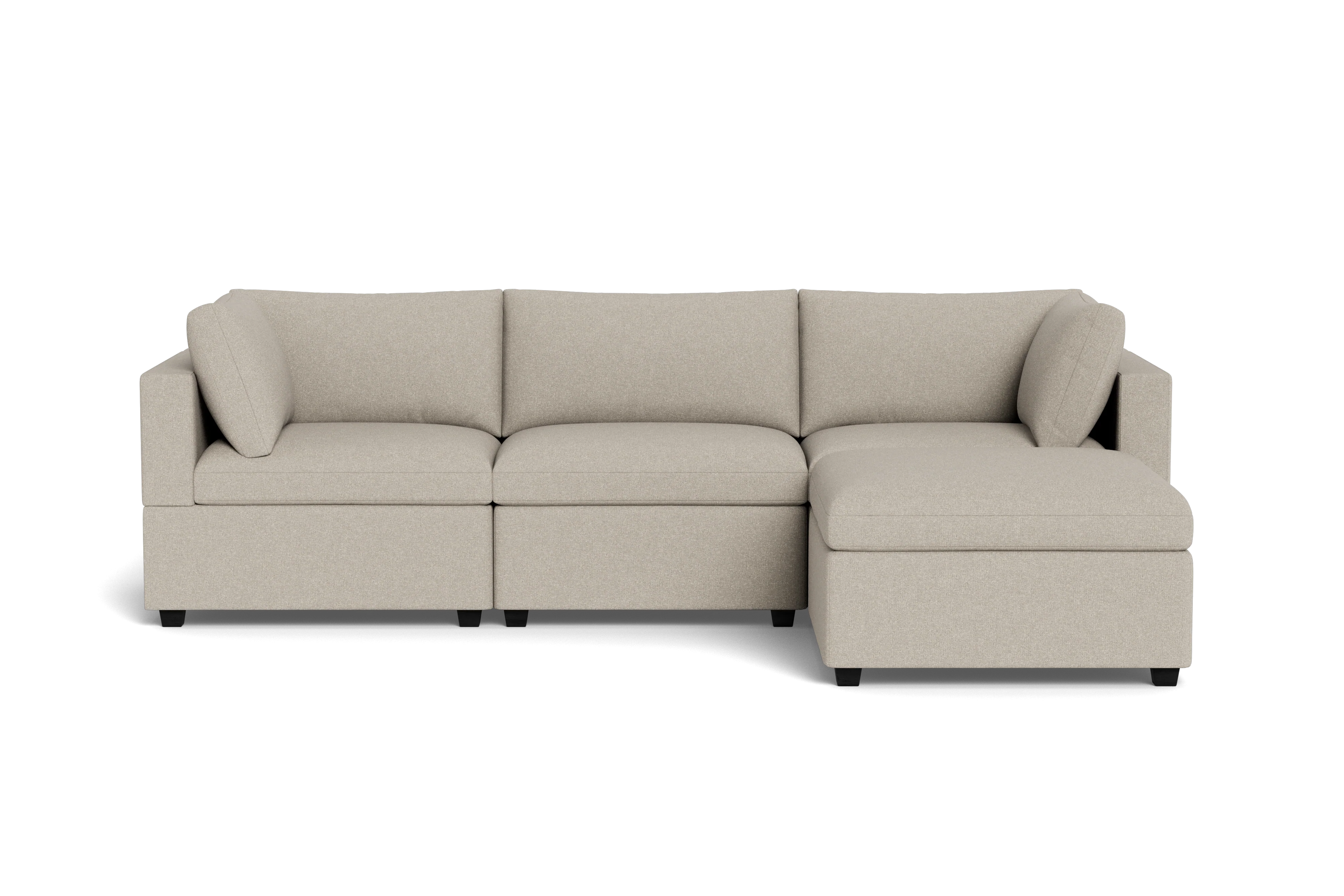Kova Box Cushion Sofa 122" + Ottoman - Image 48