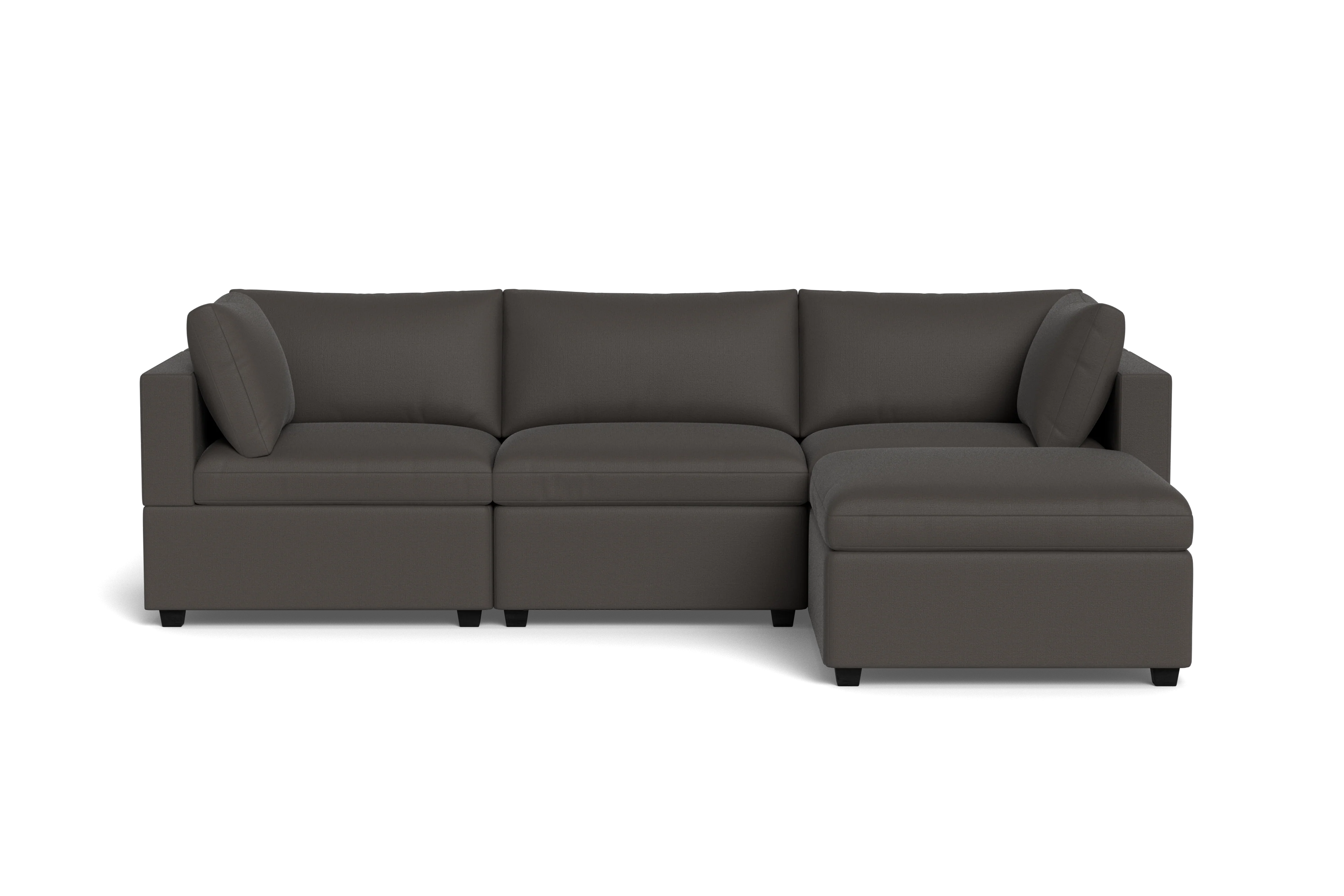 Kova Box Cushion Sofa 122" + Ottoman - Image 64